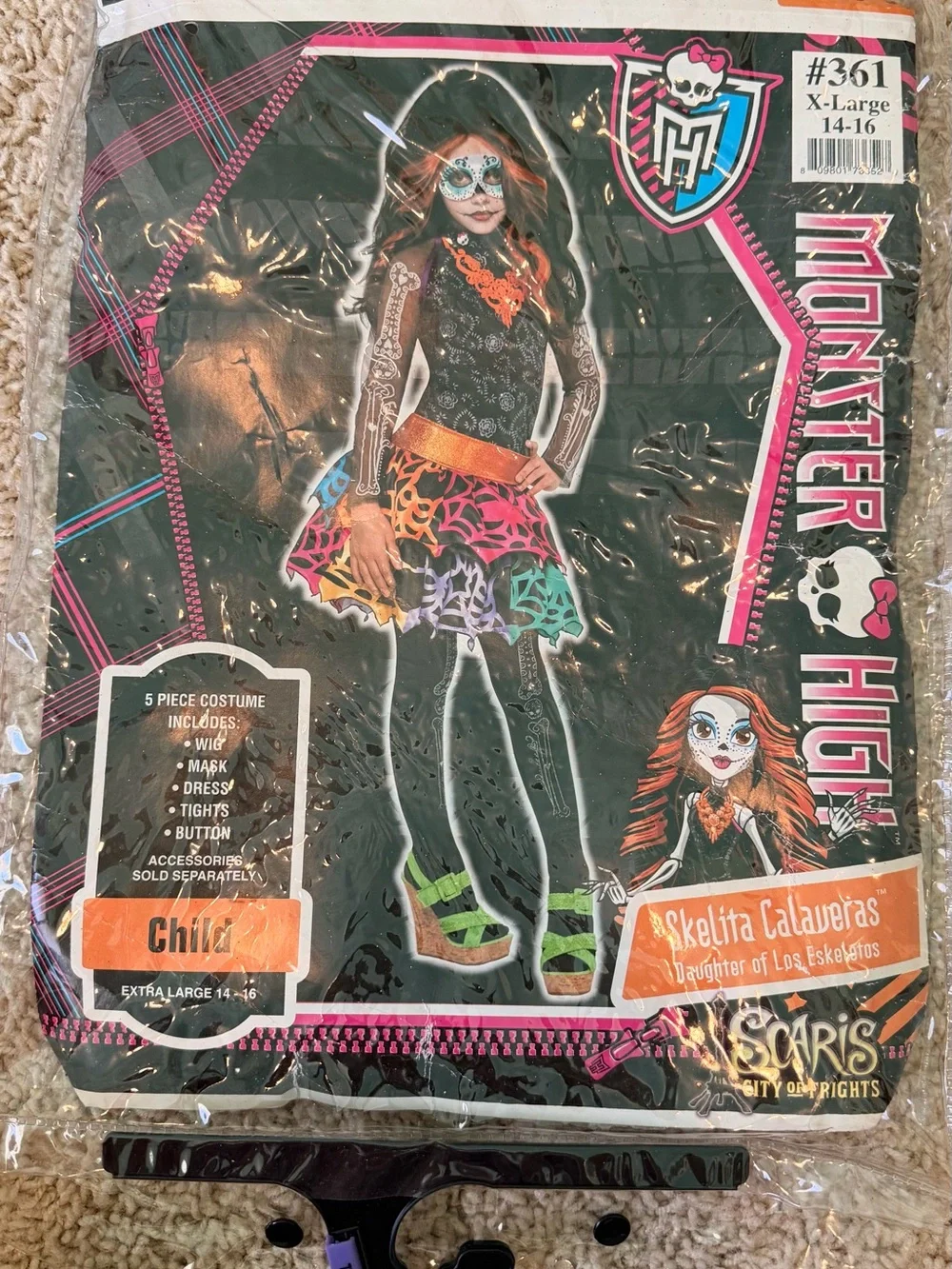 Monster High Skelita Calaveras Costume